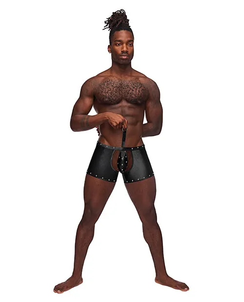 Anal Fetish Poseidon Nylon Spandex Tear Off Cup Thong Short Black SM Male Power Anal Fetish Poseidon Nylon Spandex Tear Off Cup Thong Short Black SM Male Power
