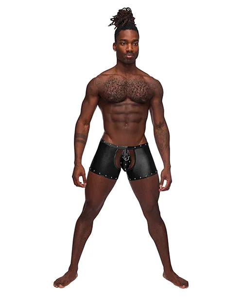 Anal Fetish Poseidon Nylon Spandex Tear Off Cup Thong Short Black SM Male Power Anal Fetish Poseidon Nylon Spandex Tear Off Cup Thong Short Black SM Male Power