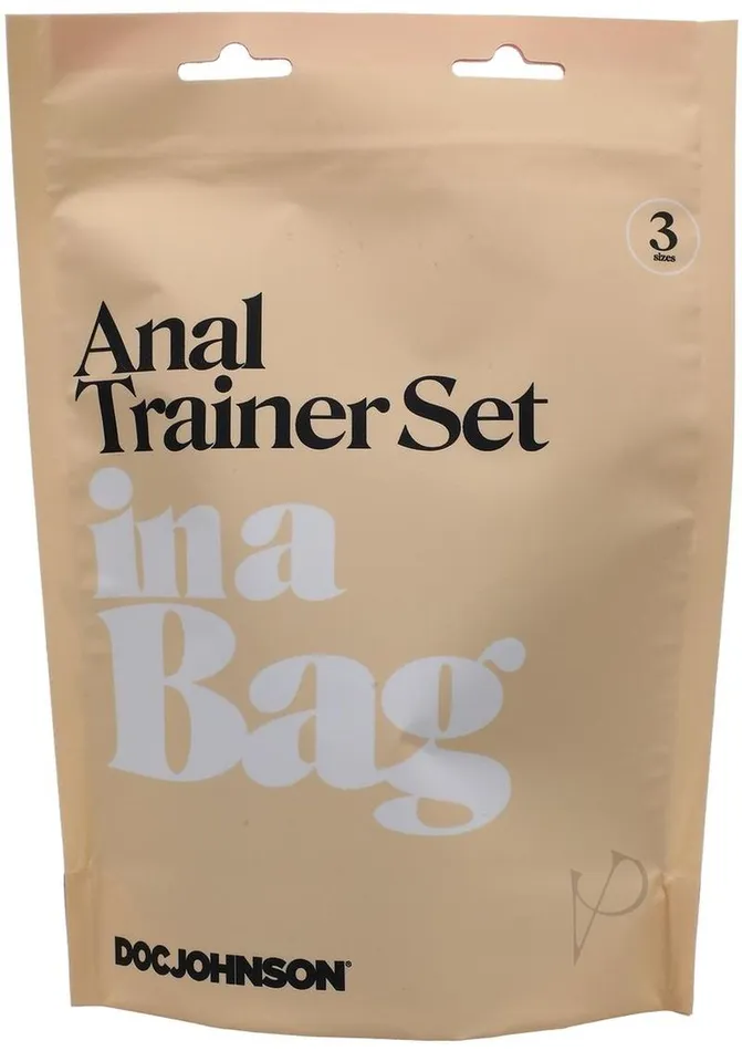 Anal In A Bag In a Bag Anal Kit Set of 3 Black