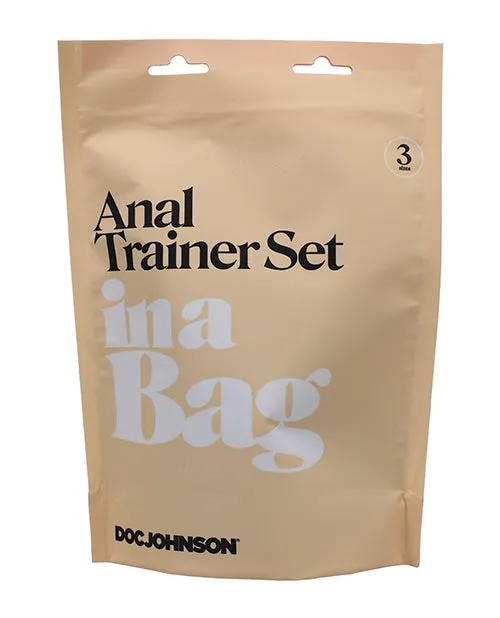 Anal In A Bag In a Bag Anal Kit Set of 3 Black Anal In A Bag In a Bag Anal Kit Set of 3 Black