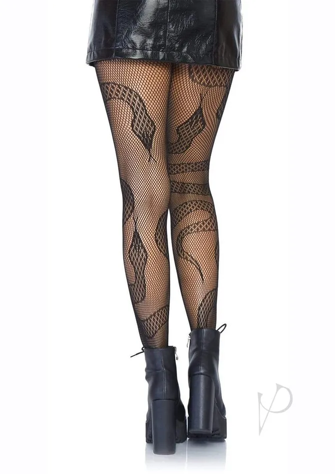Anal Leg Avenue Snake Net Tights OS Black Leg Avenue Anal Leg Avenue Snake Net Tights OS Black Leg Avenue