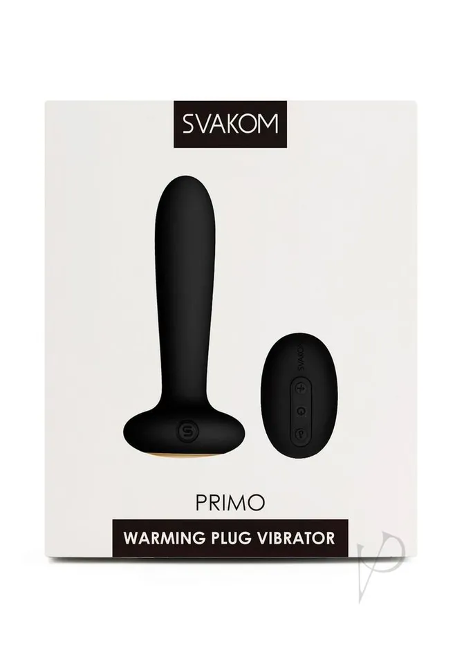 Anal Svakom Svakom Primo Silicone Remote Control Warming Anal Vibrator Black Anal Svakom Svakom Primo Silicone Remote Control Warming Anal Vibrator Black