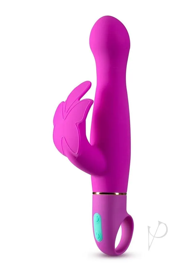 Aria Naughty AF Silicone Rabbit Vibrator Plum Aria Female Sex Toys