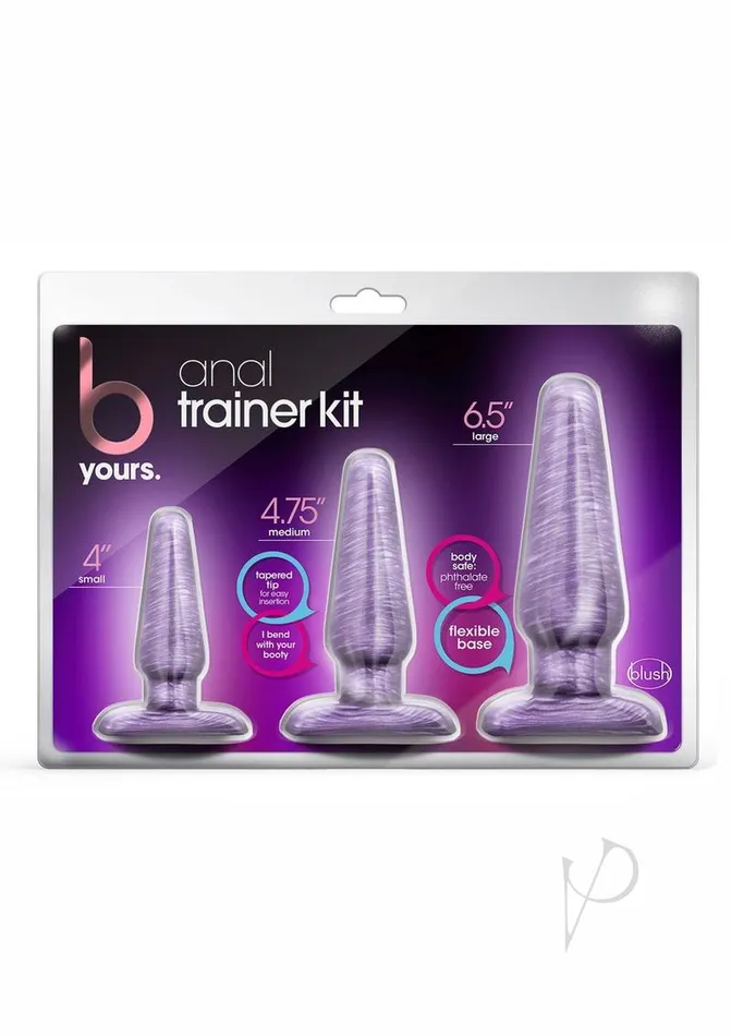 B Yours B Yours Anal Trainer Kit Purple Swirl Anal