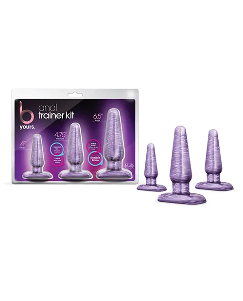 B Yours B Yours Anal Trainer Kit Purple Swirl Anal
