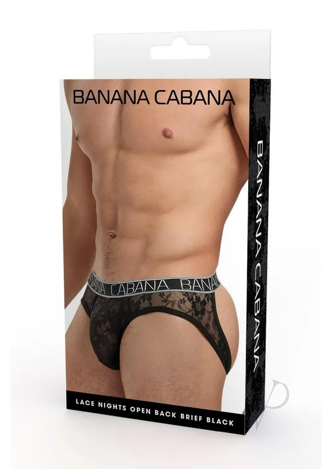 Banana Cabana Anal Banana Cabana Lace Nights Open Back Brief LargeXLarge Black Banana Cabana Anal Banana Cabana Lace Nights Open Back Brief LargeXLarge Black