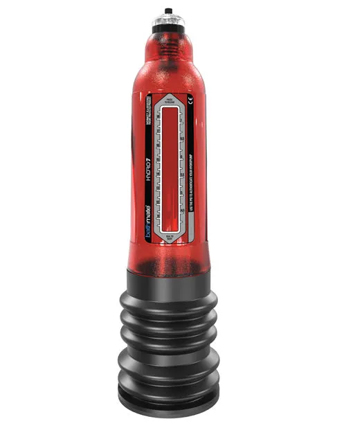 Bathmate Male Sex Toys Hydro7 Penis Pump Red