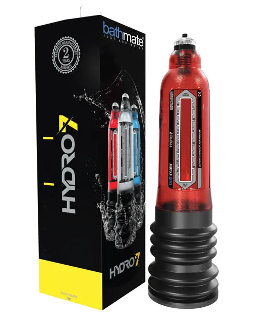 Bathmate Male Sex Toys Hydro7 Penis Pump Red