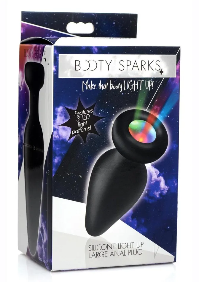 Booty Sparks Male Sex Toys Booty Sparks Silicone LightUp Anal Plug Large