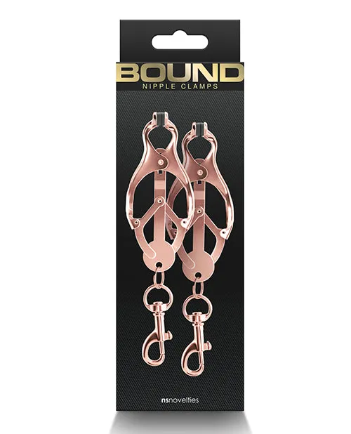 Bound Vibrators Bound Nipple Clamps C3 Rose Gold Bound Vibrators Bound Nipple Clamps C3 Rose Gold