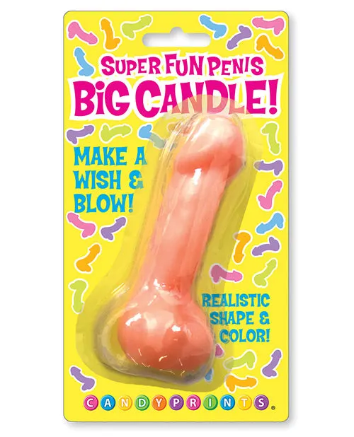 Candyprints Party Male Sex Toys Candyprints Super Fun Penis Big Candle Pink Candyprints Party Male Sex Toys Candyprints Super Fun Penis Big Candle Pink