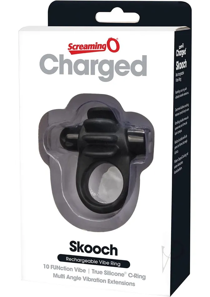 Charged Charged Skooch Rechargeable Vibrating Silicone Cock Ring Black Male Sex Toys Charged Charged Skooch Rechargeable Vibrating Silicone Cock Ring Black Male Sex Toys
