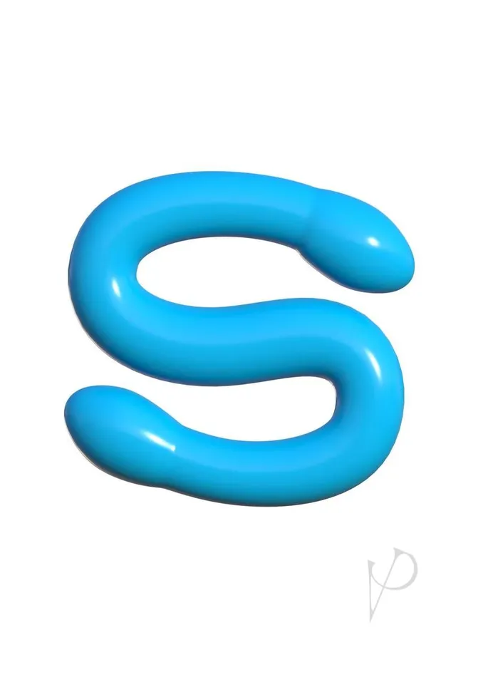 Classix Double Whammy Double Dildo 1725in Blue Classix Dildos