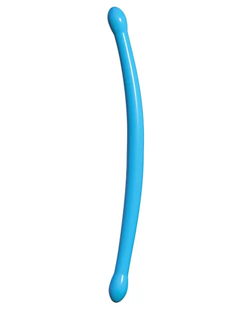 Classix Double Whammy Double Dildo 1725in Blue Classix Dildos