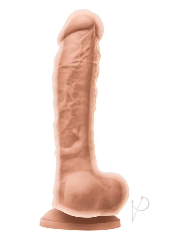 Colours Dildos Colours Dual Density Silicone Dildo 8in Vanilla
