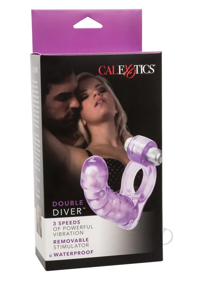 Couples Enhancers Double Diver Vibrating Enhancer with Flexible Penetrator 3 Speed Removable Bullet Clear Female Sex Toys Couples Enhancers Double Diver Vibrating Enhancer with Flexible Penetrator 3 Speed Removable Bullet Clear Female Sex Toys