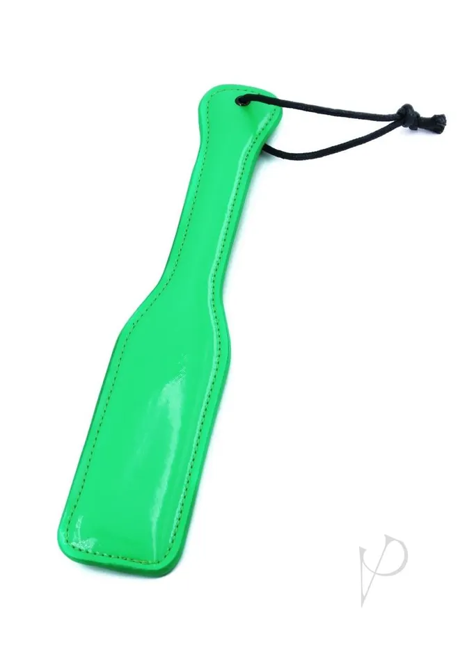 Couples Electra Play Things PU Leather Paddle Green Electra Play Things Couples Electra Play Things PU Leather Paddle Green Electra Play Things