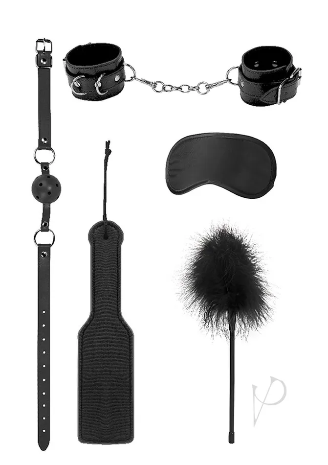 Couples Ouch Ouch Kits Introductory Bondage Kit 4 5 piece kit Black Couples Ouch Ouch Kits Introductory Bondage Kit 4 5 piece kit Black