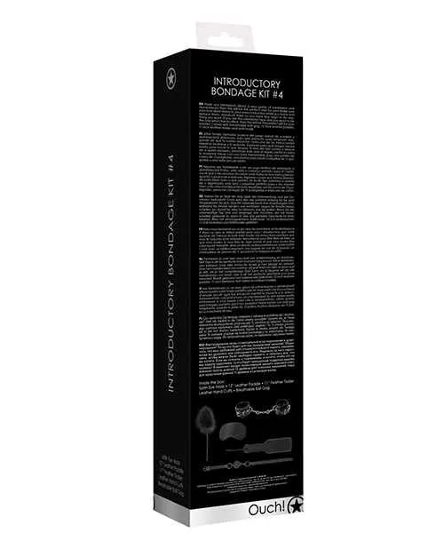 Couples Ouch Ouch Kits Introductory Bondage Kit 4 5 piece kit Black Couples Ouch Ouch Kits Introductory Bondage Kit 4 5 piece kit Black