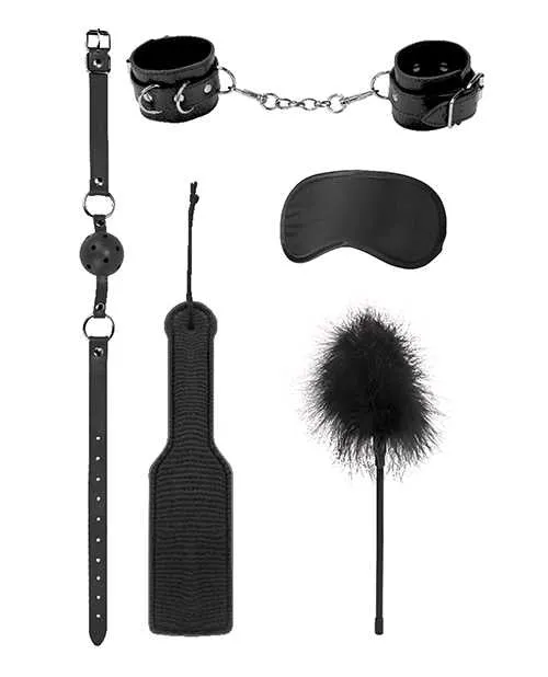 Couples Ouch Ouch Kits Introductory Bondage Kit 4 5 piece kit Black Couples Ouch Ouch Kits Introductory Bondage Kit 4 5 piece kit Black
