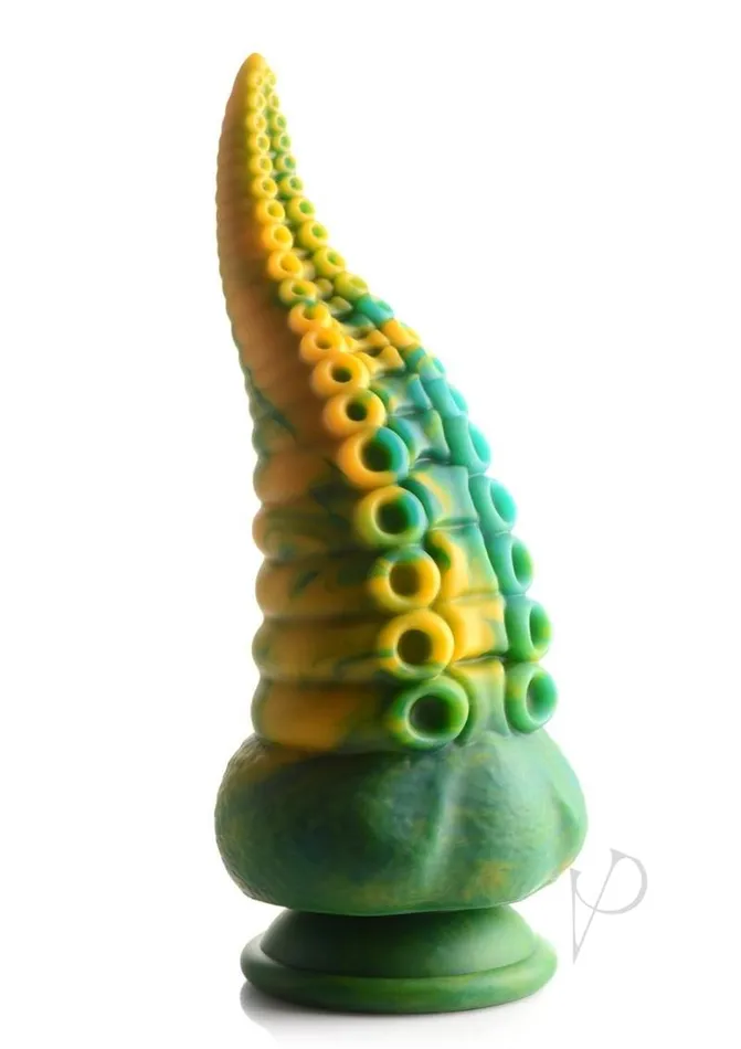 Creature Cocks Dildos Creature Cocks Monstropus Tentacled Monster Silicone Dildo GreenYellowBlue