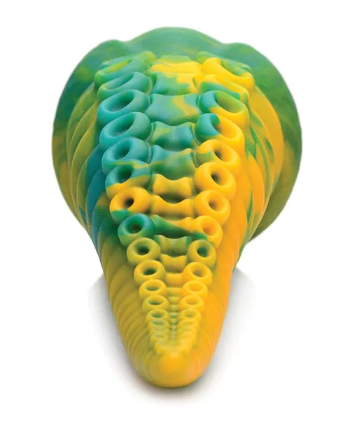Creature Cocks Dildos Creature Cocks Monstropus Tentacled Monster Silicone Dildo GreenYellowBlue