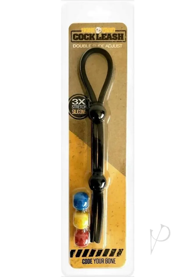Dildos Boneyard Boneyard Double Slide Cock Leash 3X Stretch Silicone Cock Tie Black and Multicolor Dildos Boneyard Boneyard Double Slide Cock Leash 3X Stretch Silicone Cock Tie Black and Multicolor