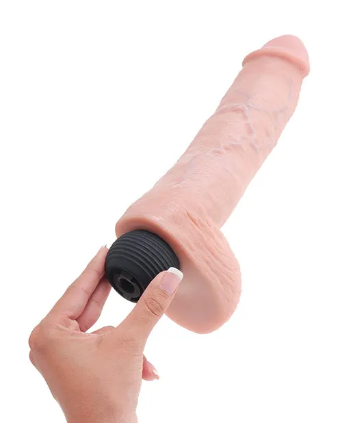 Dildos King Cock King Cock Squirting Dildo with Balls 8in Vanilla Dildos King Cock King Cock Squirting Dildo with Balls 8in Vanilla