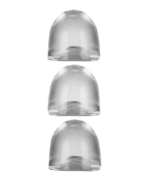 Dildos Oxballs Cocksheath Adjustfit Insert 3pk Clear