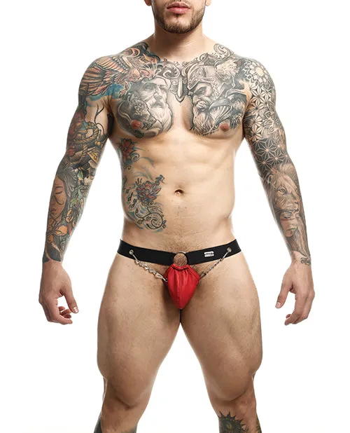 Dngeon Chain Jockstrap Red OS Dngeon By Mob Vibrators