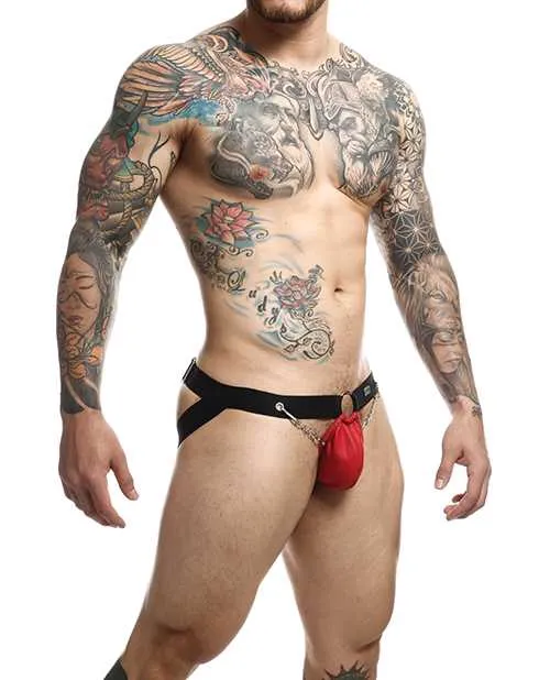 Dngeon Chain Jockstrap Red OS Dngeon By Mob Vibrators Dngeon Chain Jockstrap Red OS Dngeon By Mob Vibrators