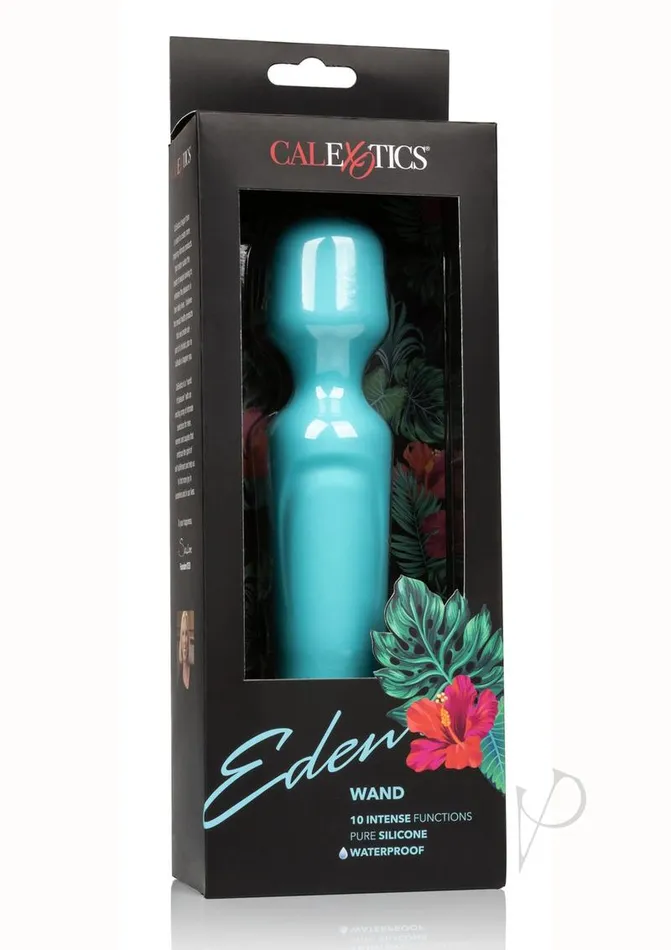 Eden Vibrators Eden Wand Silicone Vibrating Wand Massager Teal