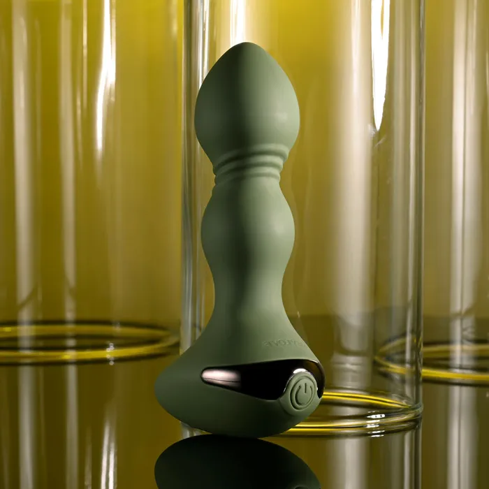 Evolved Anal Evolved Lieutenant Green Vibrating Butt Plug
