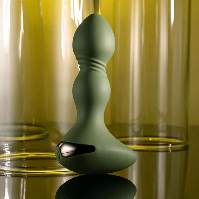 Evolved Anal Evolved Lieutenant Green Vibrating Butt Plug