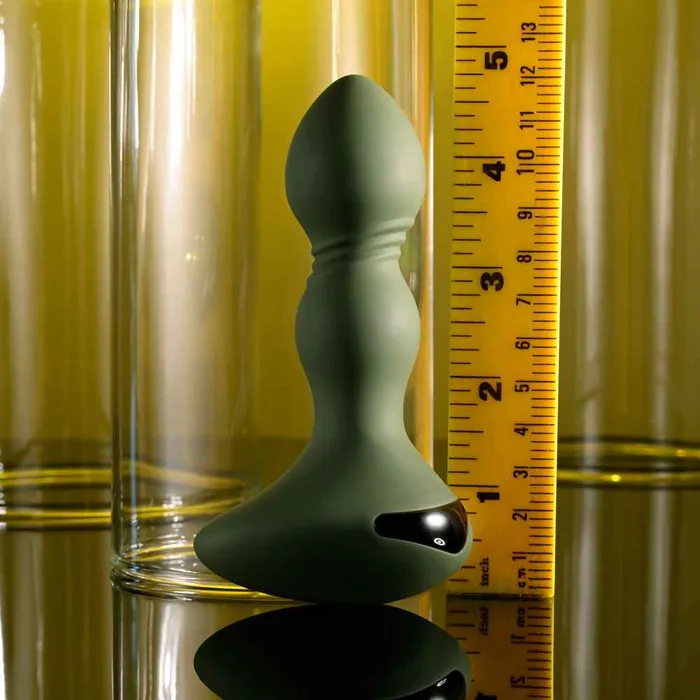 Evolved Anal Evolved Lieutenant Green Vibrating Butt Plug