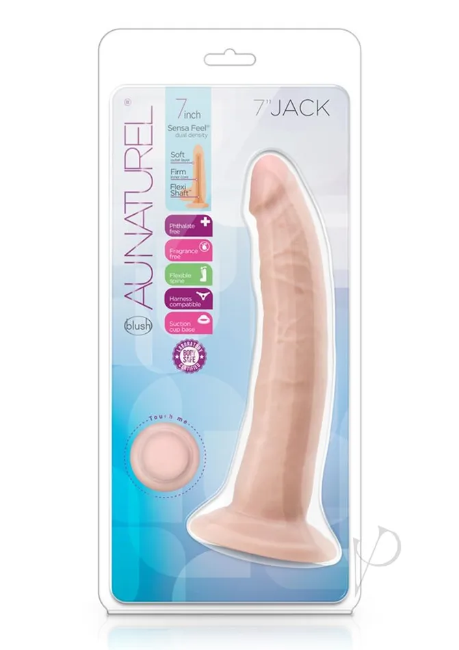 Female Sex Toys Au Naturel Jack Dildo with Suction Cup 7in Vanilla Au Naturel Female Sex Toys Au Naturel Jack Dildo with Suction Cup 7in Vanilla Au Naturel