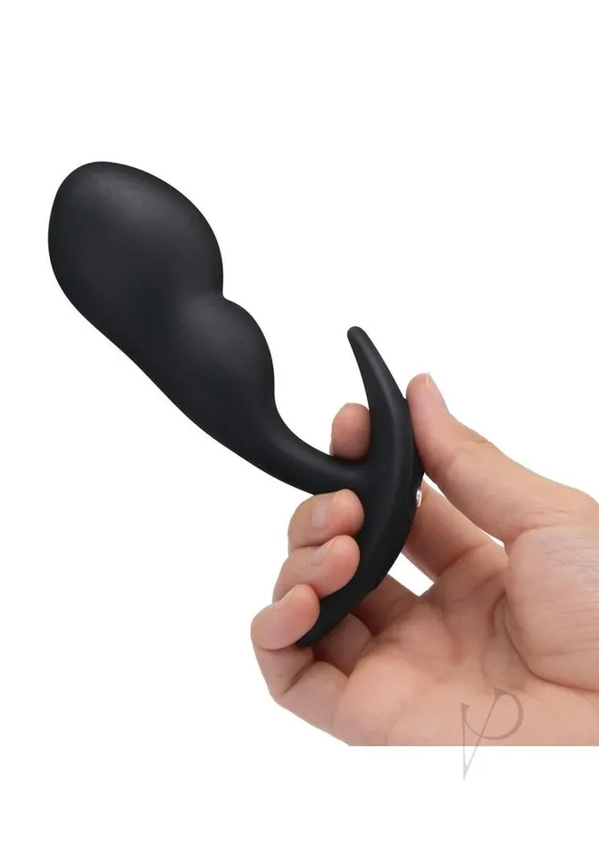 Female Sex Toys B Vibe BVibe PSpot Rechargeable Silicone Snug Plug with Remote Control 145g Black
