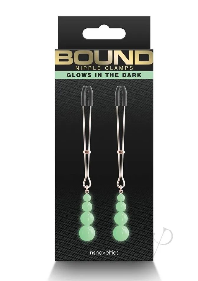 Female Sex Toys Bound Nipple Clamps G2 Iron Glow in the Dark Rose Gold Bound Female Sex Toys Bound Nipple Clamps G2 Iron Glow in the Dark Rose Gold Bound