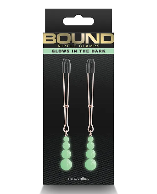 Female Sex Toys Bound Nipple Clamps G2 Iron Glow in the Dark Rose Gold Bound Female Sex Toys Bound Nipple Clamps G2 Iron Glow in the Dark Rose Gold Bound