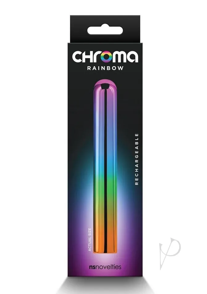 Female Sex Toys Chroma Rainbow Rechargeable Vibrator Large Multicolor Chroma Female Sex Toys Chroma Rainbow Rechargeable Vibrator Large Multicolor Chroma