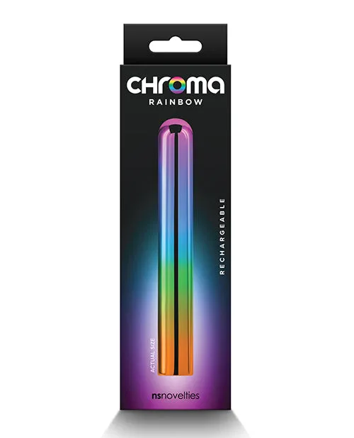 Female Sex Toys Chroma Rainbow Rechargeable Vibrator Large Multicolor Chroma Female Sex Toys Chroma Rainbow Rechargeable Vibrator Large Multicolor Chroma