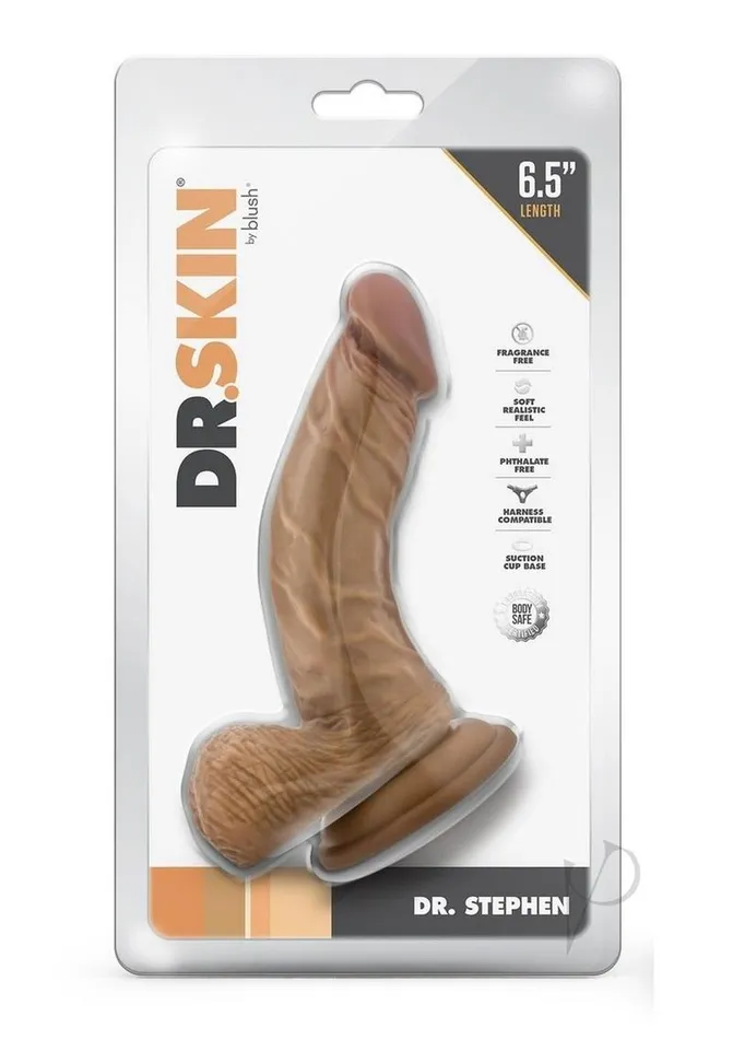 Female Sex Toys Dr Skin Dr Skin Silver Collection Dr Stephen Dildo with Balls and Suction Cup 65in Caramel Female Sex Toys Dr Skin Dr Skin Silver Collection Dr Stephen Dildo with Balls and Suction Cup 65in Caramel