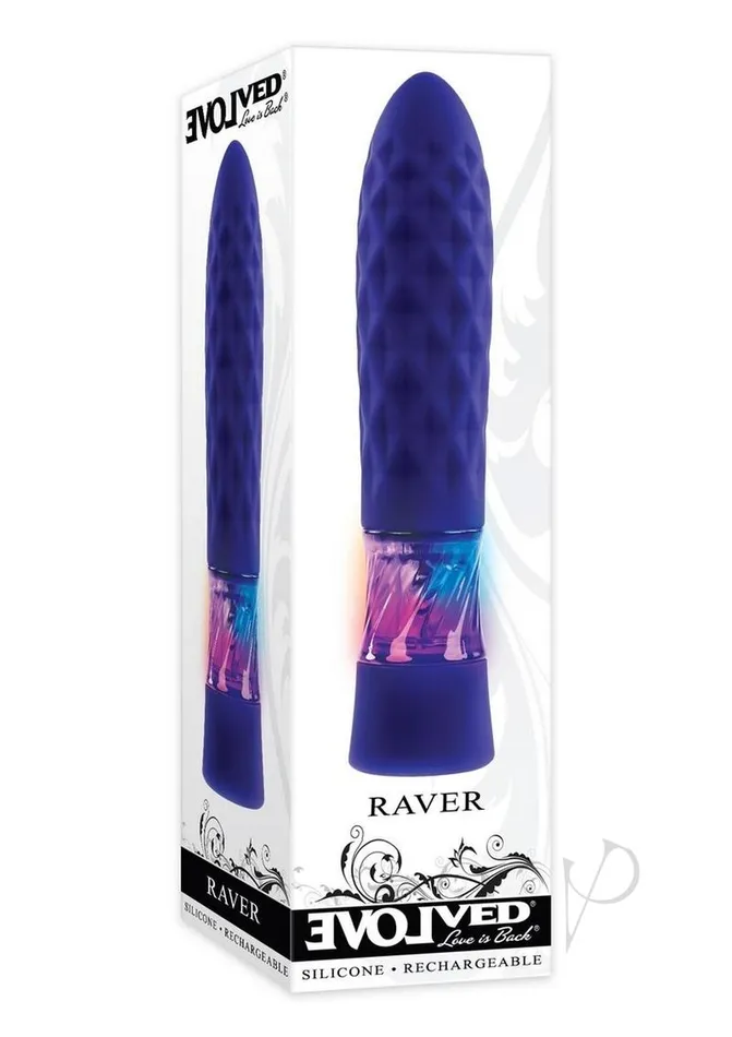 Female Sex Toys Evolved Raver Rechargeable Silicone LightUp Vibrating Bullet Blue Female Sex Toys Evolved Raver Rechargeable Silicone LightUp Vibrating Bullet Blue