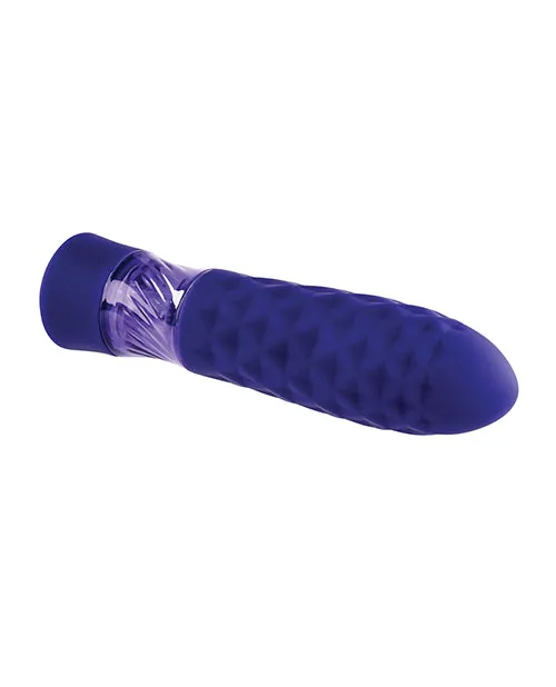 Female Sex Toys Evolved Raver Rechargeable Silicone LightUp Vibrating Bullet Blue