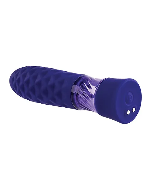 Female Sex Toys Evolved Raver Rechargeable Silicone LightUp Vibrating Bullet Blue