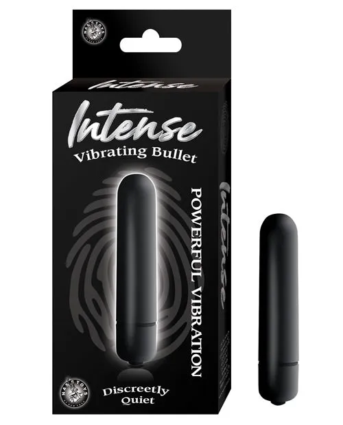 Female Sex Toys Intense Intense Vibrating Bullet Black