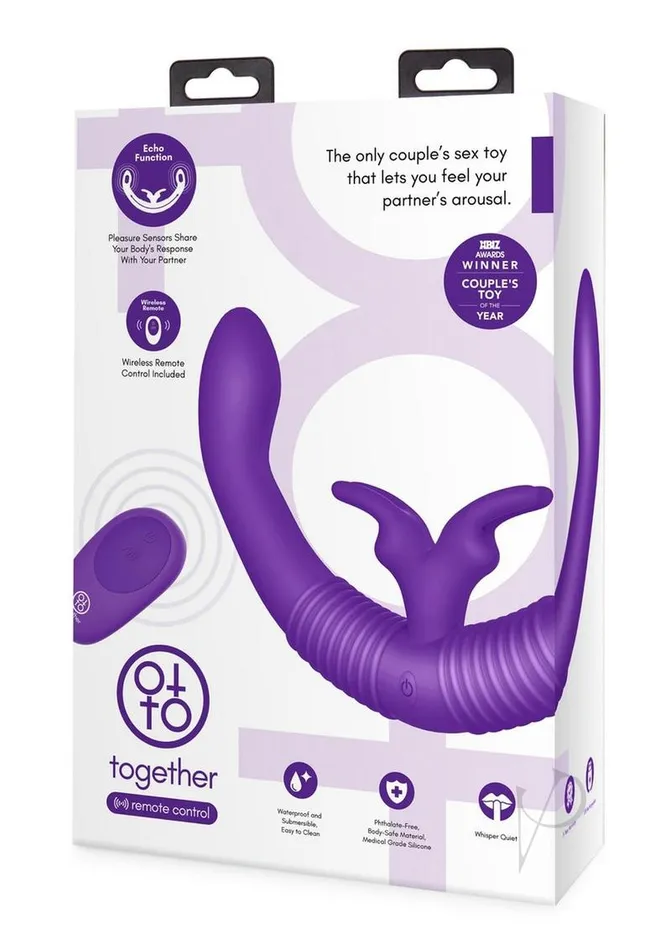 Female Sex Toys Together Toy Silicone Rechargeable Echo Function Vibrator for Couples with Remote Control Purple Together Toys Female Sex Toys Together Toy Silicone Rechargeable Echo Function Vibrator for Couples with Remote Control Purple Together Toys