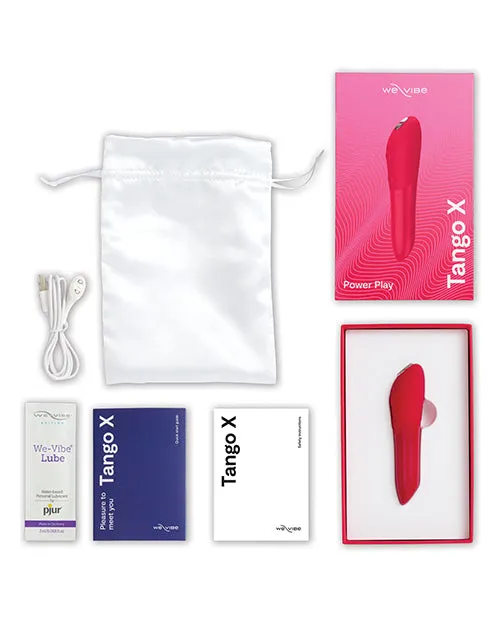 Female Sex Toys We Vibe WeVibe Tango X Rechargeable Clitoral Mini Bullet Vibrator Cherry Red Female Sex Toys We Vibe WeVibe Tango X Rechargeable Clitoral Mini Bullet Vibrator Cherry Red