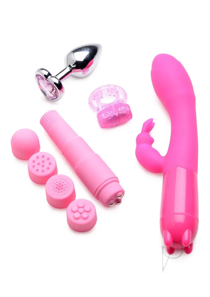 Frisky Passion Deluxe Kit 4pc Pink Frisky Vibrators