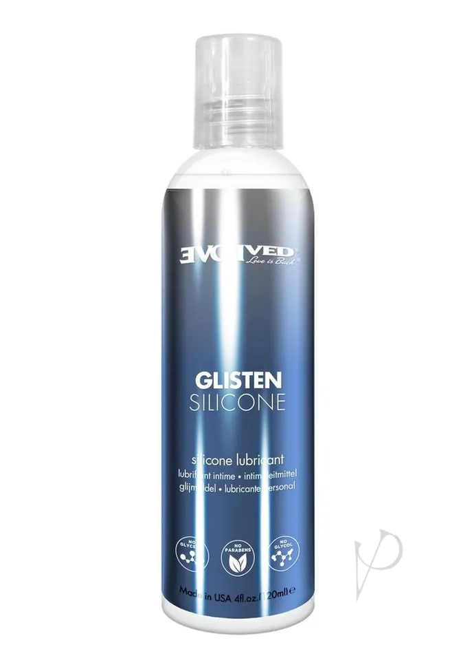 Glisten Silicone Personal Lubricant 4oz Evolved Lubricants